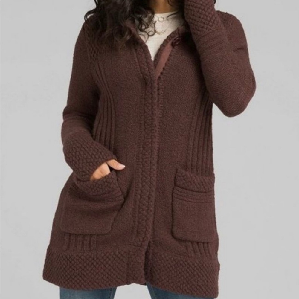 NWT prana Elsie coat brown